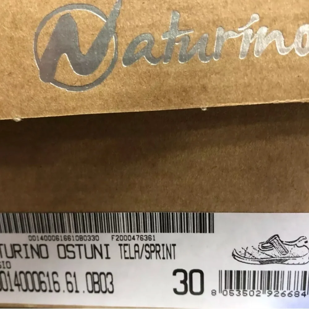 Naturino Girls Ostuni Grey Shoes Size EUR30 M 13 M Little Kid